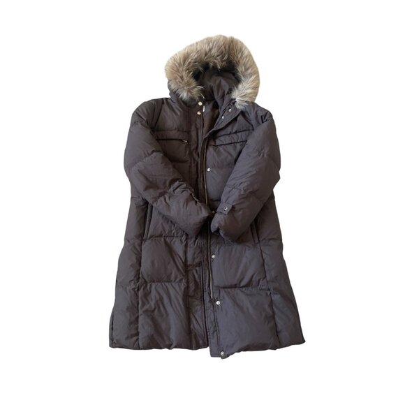Michael Kors Women's Size Large Long Puffer Thick Winter Coat Jacket Quilted - Picture 1 of 5